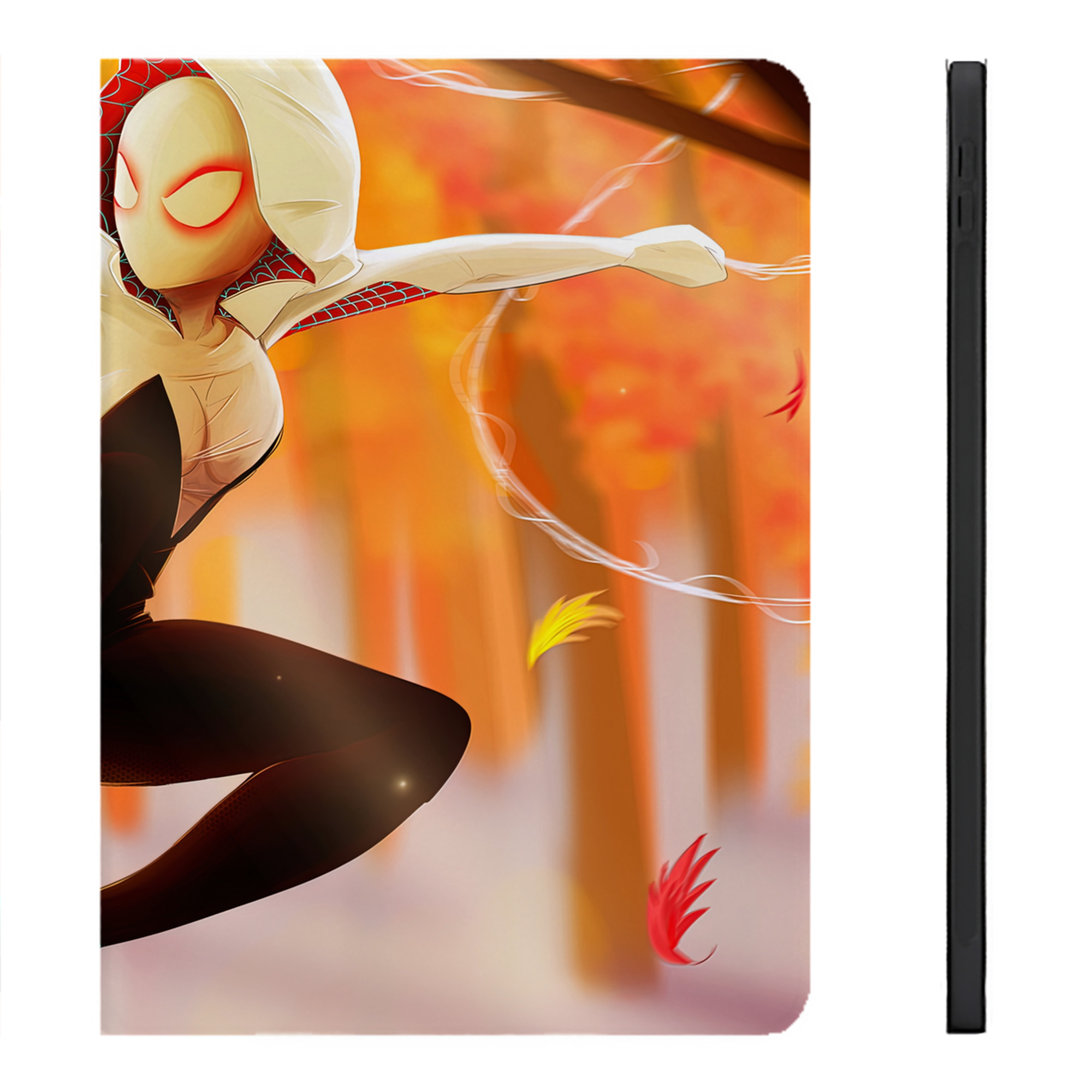 Spider Man スパイダーマン IPadケース ペンホルダー付き ブックスタイルデザイン